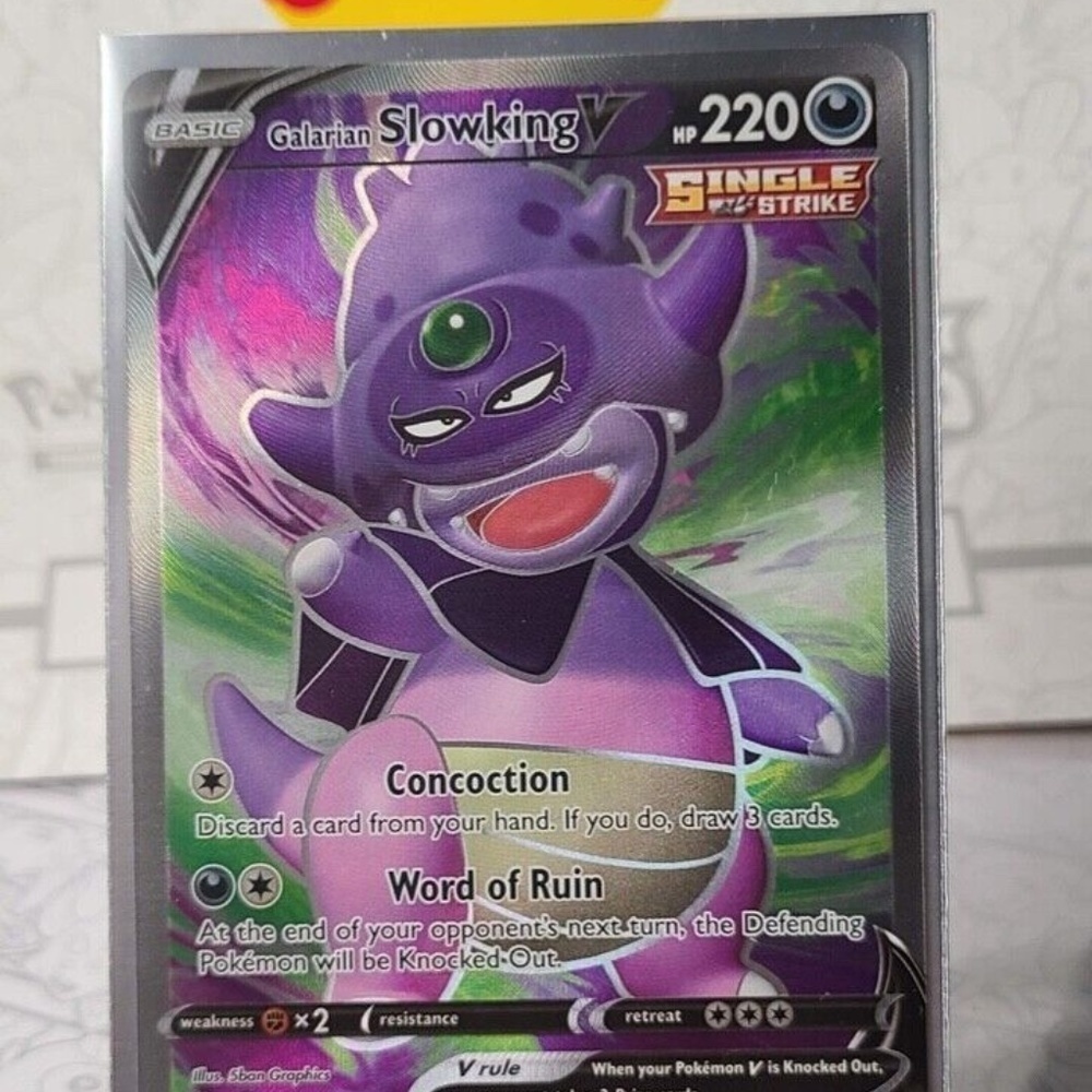 Galarian Slowking V Chilling Reign 178/198 Holo Full Art